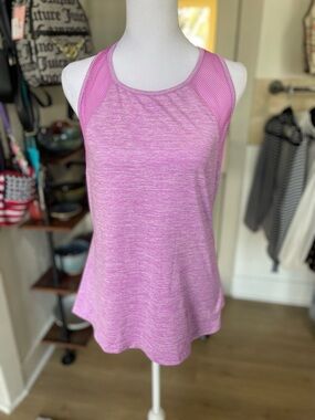 Women’s Heather Pink Racerback Workout Tank Top